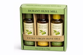 Extra Virgin Olive Oil Trio Gift Box.
